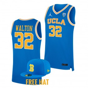 Bill Walton #32 UCLA Bruins College Basketball Retired Jersey Blue