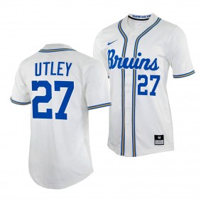 UCLA Bruins Chase Utley College Baseball Replica White #27 Jersey