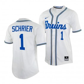 UCLA Bruins Cody Schrier 2022 College Baseball Replica White #1 Jersey