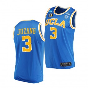 UCLA Bruins Johnny Juzang #3 Blue College Basketball Jersey Away