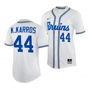 UCLA Bruins Kyle Karros 2022 College Baseball Replica White #44 Jersey