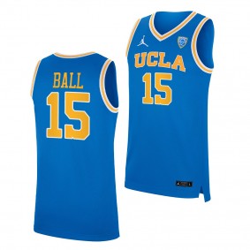 LiAngelo Ball #15 UCLA Bruins College Basketball Jersey Royal