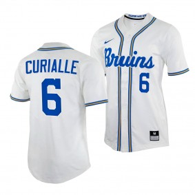 UCLA Bruins Michael Curialle 2022 College Baseball Replica White #6 Jersey