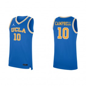 Tyger Campbell UCLA Bruins Jordan Brand Replica Basketball Jersey Blue