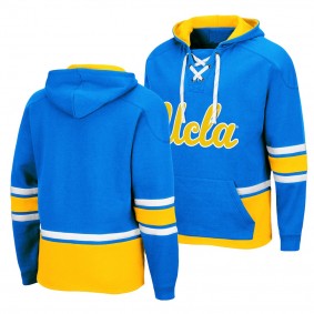 UCLA Bruins Blue College Hockey 3.0 Men Lace-up Pullover Hoodie