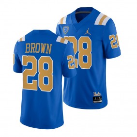 UCLA Bruins Brittain Brown College Football Jersey #28 Blue 2022 NFL Draft Uniform