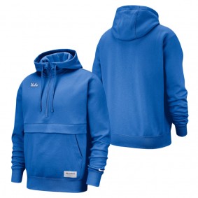 UCLA Bruins Nike Club Half-Zip Hoodie Blue