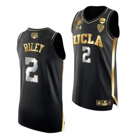 Cody Riley UCLA Bruins 2021 March Madness Final Four Black Golden Authentic Jersey