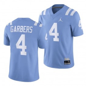 Ethan Garbers UCLA Bruins Alternate Game #4 Jersey Men's Light Blue Football Uniform