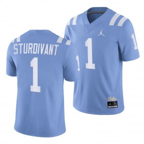 J. Michael Sturdivant UCLA Bruins Alternate Game #1 Jersey Men's Light Blue Football Uniform