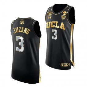 Johnny Juzang UCLA Bruins 2021 March Madness Final Four Black Golden Authentic Jersey