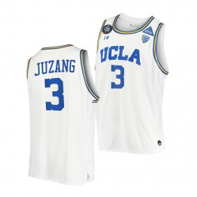 UCLA Bruins Johnny Juzang 2021 March Madness Final Four White JRW Jersey