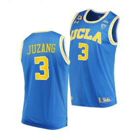 UCLA Bruins Johnny Juzang 2021 March Madness PAC-12 Blue Stand Together Jersey Honor John R. Wooden