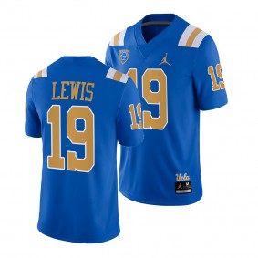 UCLA Bruins Marcedes Lewis College Football Jersey #19 Blue Uniform