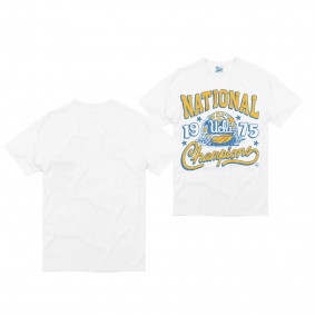 UCLA Bruins 1975 CHAMPS 47 Vintage Tubular T-Shirt White Unisex